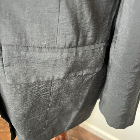 Madewell Relaxed Blazer in Softdrape Black Size L. NWT. - Picture 15 of 16